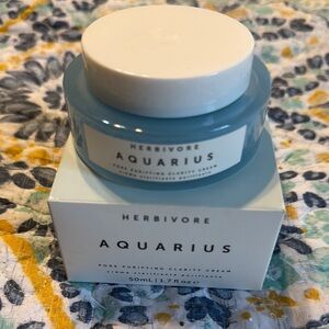 Herbivore Botanicals Aquarius Pore Purifying Cream - Soft Blue